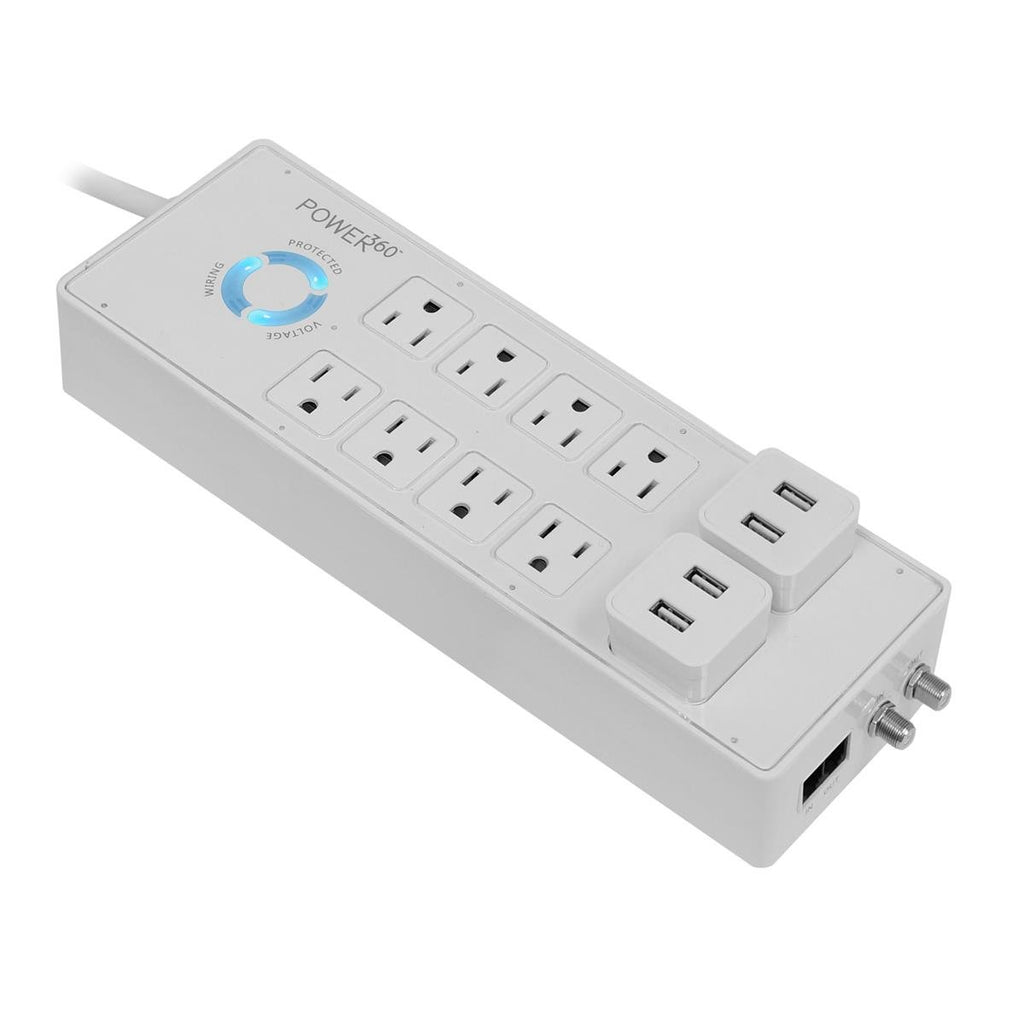 Panamax P360-8 8-Outlet Floor Surge Protector/Charging Station